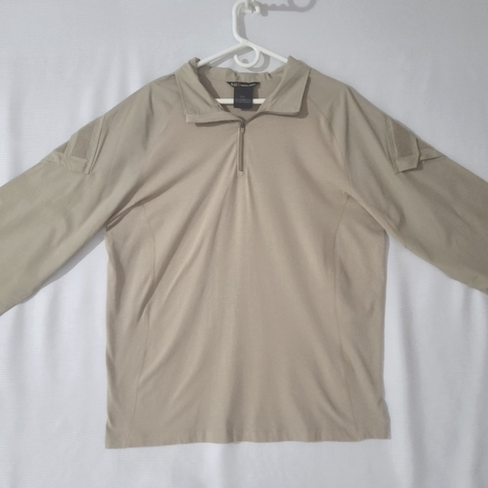 5.11 Tactical Rapid Assault Base Layer Shirt Tan Men's 2XL